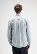 Donnie Multi Stripe Shirt | Shark Blue