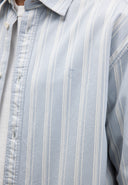 Donnie Multi Stripe Shirt | Shark Blue