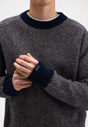 Athy Knit Crew | Alaska Blue