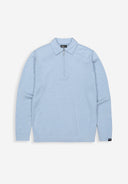 Clifden Zip Polo | Shark Blue