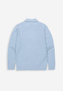 Clifden Zip Polo | Shark Blue