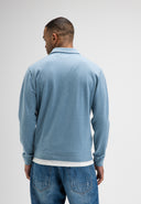 Clifden Zip Polo | Shark Blue