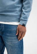Clifden Zip Polo | Shark Blue