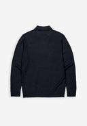 Clifden Zip Polo | Alaska Blue