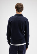 Clifden Zip Polo | Alaska Blue