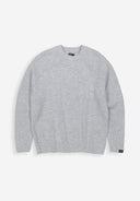 Carter Knit Crew | Grey Melange