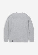 Carter Knit Crew | Grey Melange