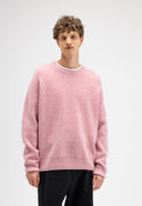Carter Knit Crew | Flamingo Pink