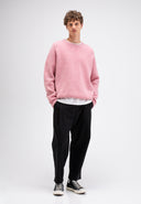 Carter Knit Crew | Flamingo Pink