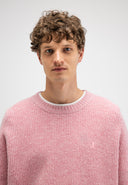 Carter Knit Crew | Flamingo Pink