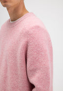 Carter Knit Crew | Flamingo Pink