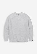 Carter Knit V-Neck | Grey Melange