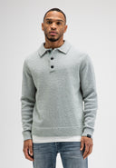 Nash Boucle Polo | Celeste Green