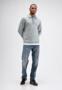 Nash Boucle Polo | Celeste Green