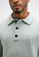 Nash Boucle Polo | Celeste Green