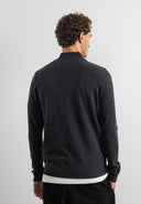 Clifden Stealth Halfzip | Black Melange