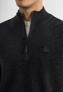 Clifden Halfzip | Black Melange