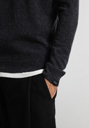 Clifden Halfzip | Black Melange