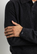Clifden Polo | Black Melange