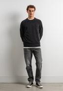 Clifden Sweat Crew | Black Melange