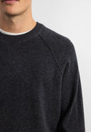 Clifden Sweat Crew | Black Melange