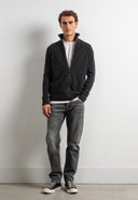 Clifden Full Zip | Black Melange