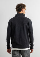 Clifden Full Zip | Black Melange