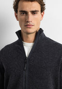 Clifden Full Zip | Black Melange