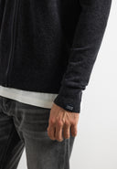 Clifden Full Zip | Black Melange