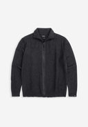 Clifden Full Zip | Black Melange