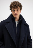 Mason Wool Overcoat | Alaska Blue