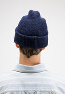 Army Wool Hook Beanie | Alaska Blue