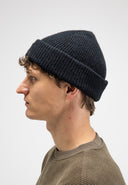 Army Wool Hook Beanie | Montego Black