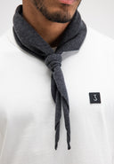 Clifden Wool Scarf | Black Melange