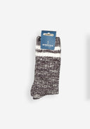Rowe Slub Stripe Sock | Topaz Brown