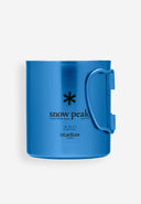 Snow Peak - Titanium Dubbelwandige Beker Blauw | var