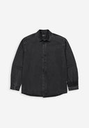 Aidan Worker Schwarzes Jeanshemd | Montego Black
