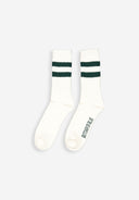 Boyle Stripe Socke | Titanweiß