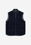 Dash Wool Vest | Alaska Blue