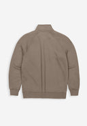 Army Sweat Half Zip | Chestnut Brown