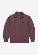 Army Sweat Half Zip | Pascha Purple