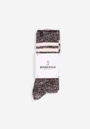 Rowe Slub Stripe Sock | Topaz Brown