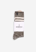 Rowe Slub Stripe Sock | Fjord Green