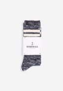 Rowe Slub Stripe Sock | Alaska Blue