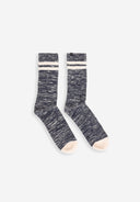 Rowe Slub Stripe Sock | Alaska Blue