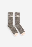 Rowe Slub Stripe Sock | Fjord Green