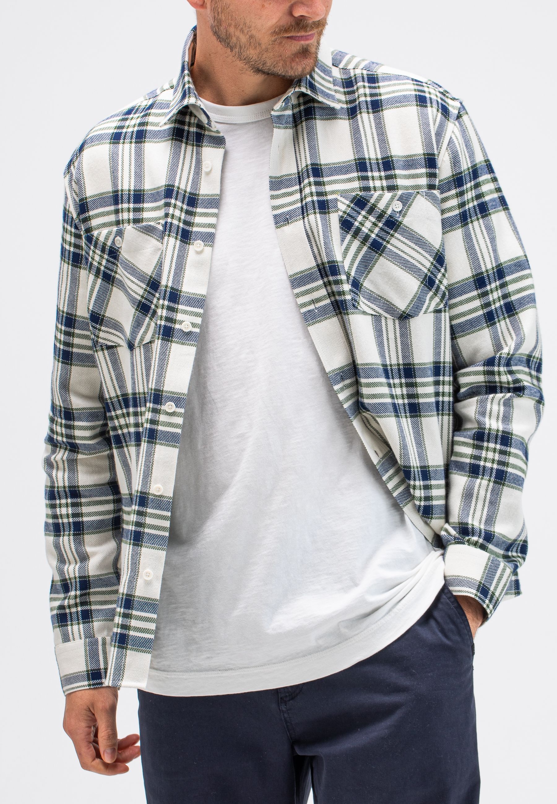 Will Twill Check Overshirt