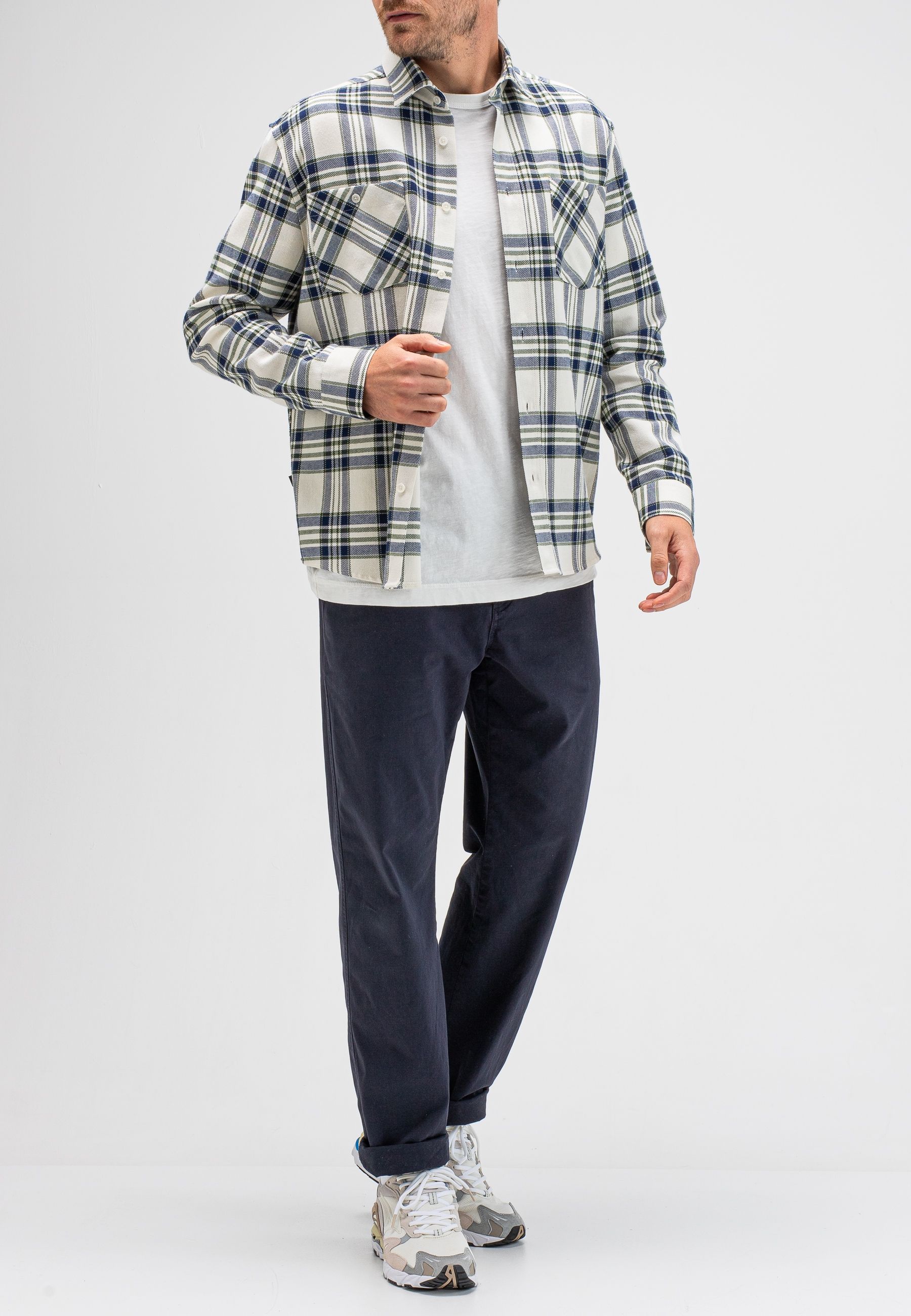 Will Twill Check Overshirt