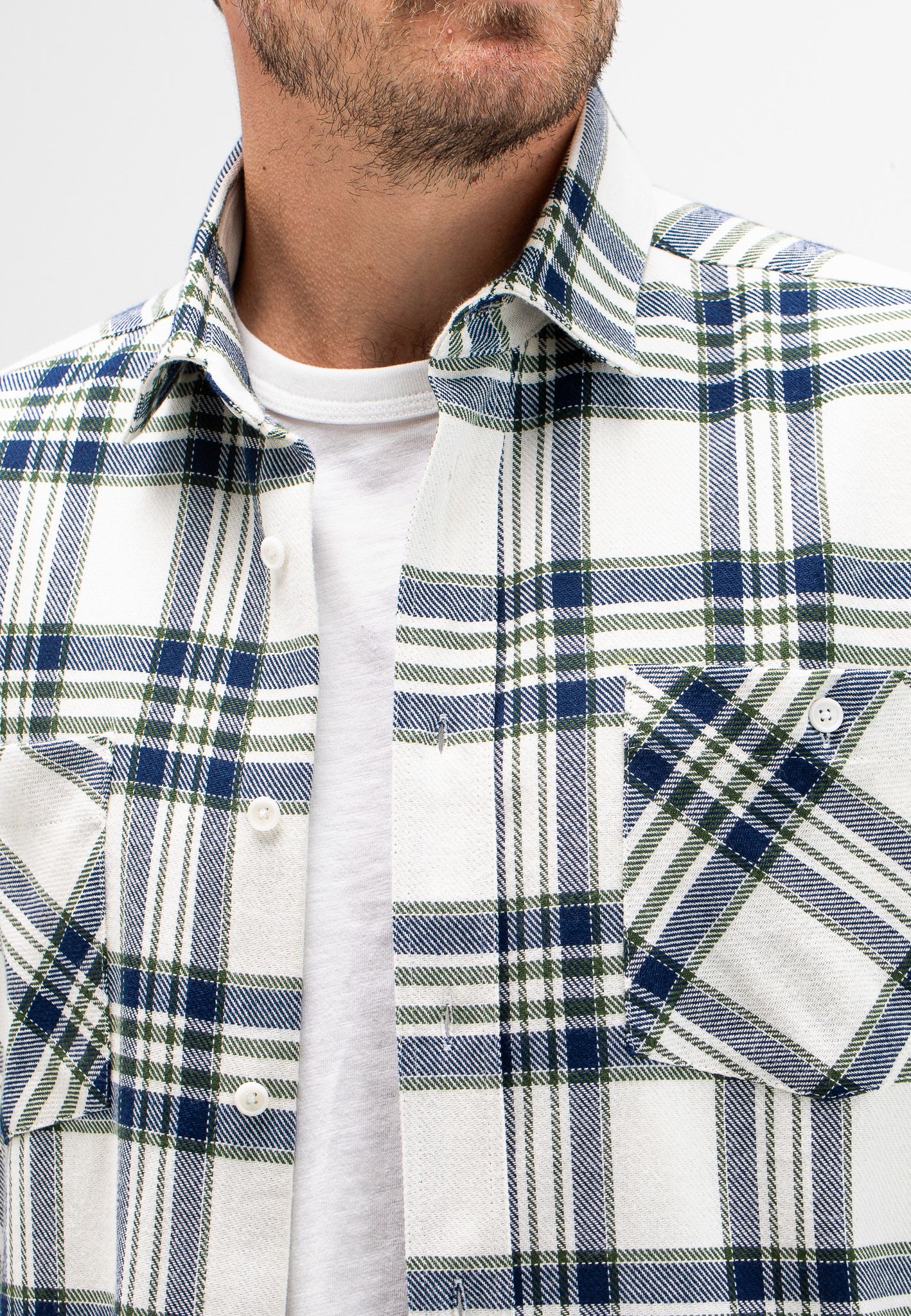 Will Twill Check Overshirt