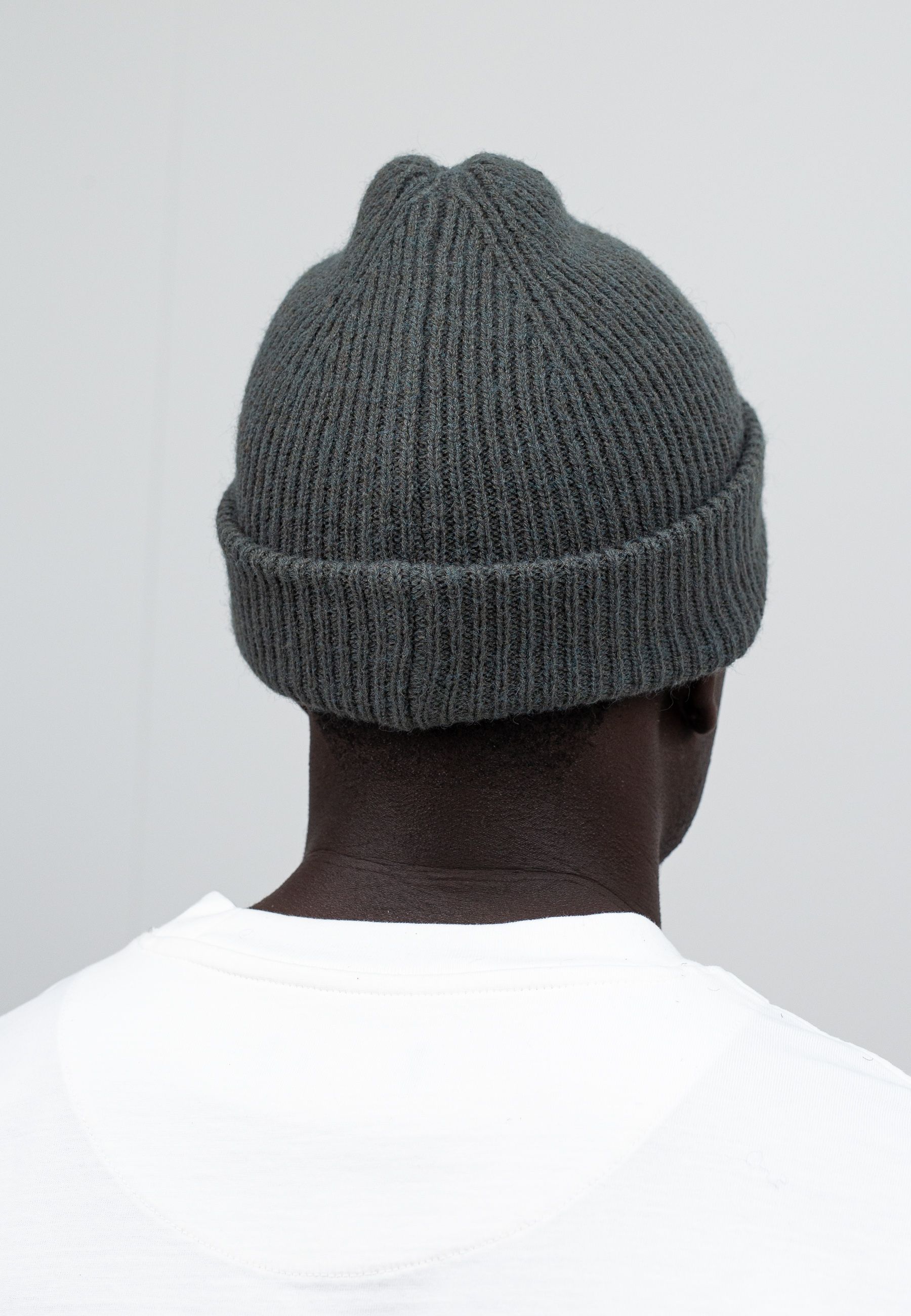 Army Wool Hook Beanie